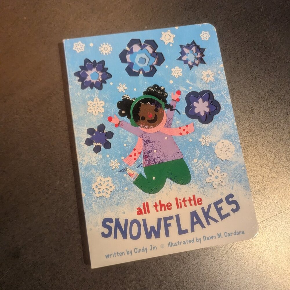 All the Little Snowflakes colorful cutout board book - Picture 1 of 5